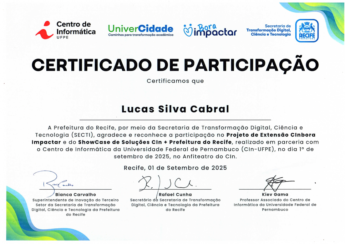 Apresentação Lucas